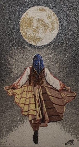 Ëndërr, 2019, Porcelain, mosaic by Saimir Strati