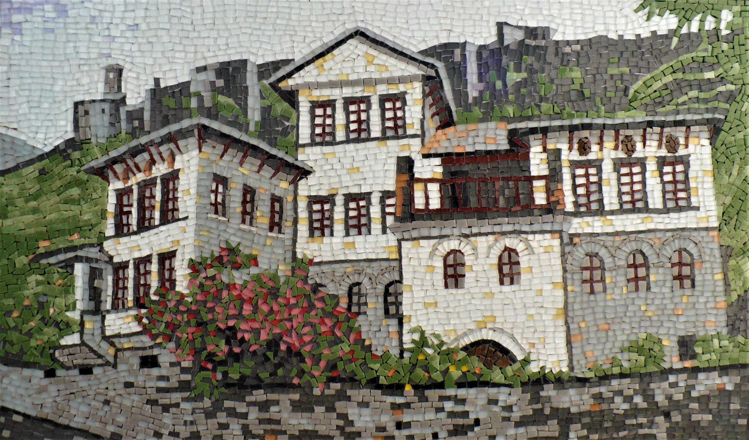 Gjirokastra, 2013, Porcelain, mosaic by Saimir Strati
