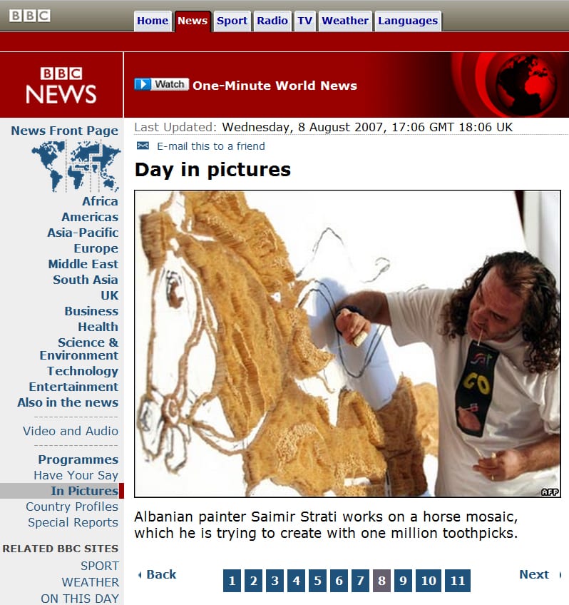 BBC coverage of Reinless Spirit