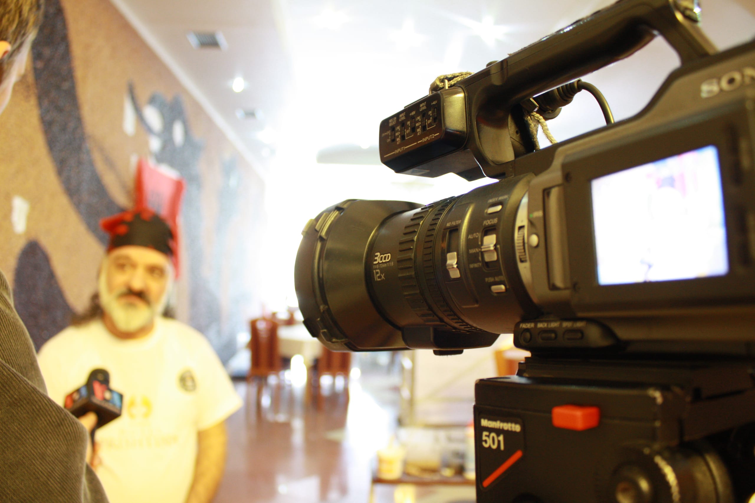 VOA camera on site