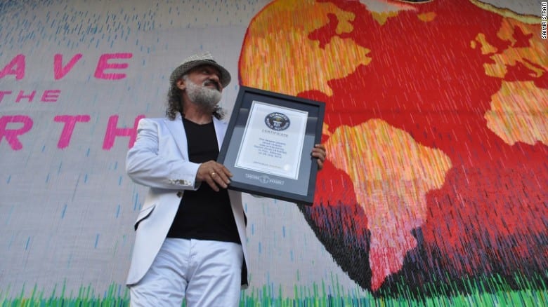 Certificate for the straws mosaic